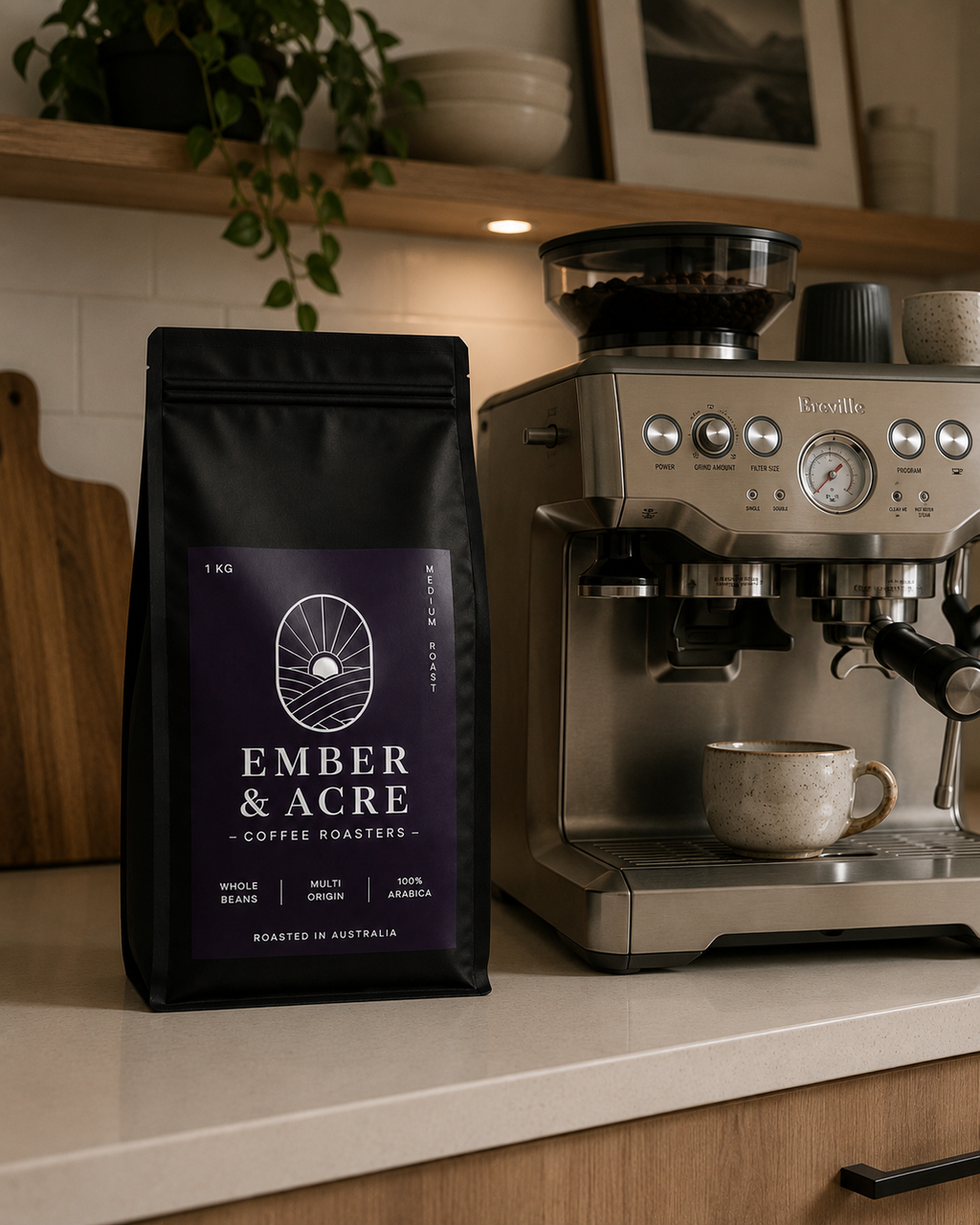 Ember & Acre Purple Emblem