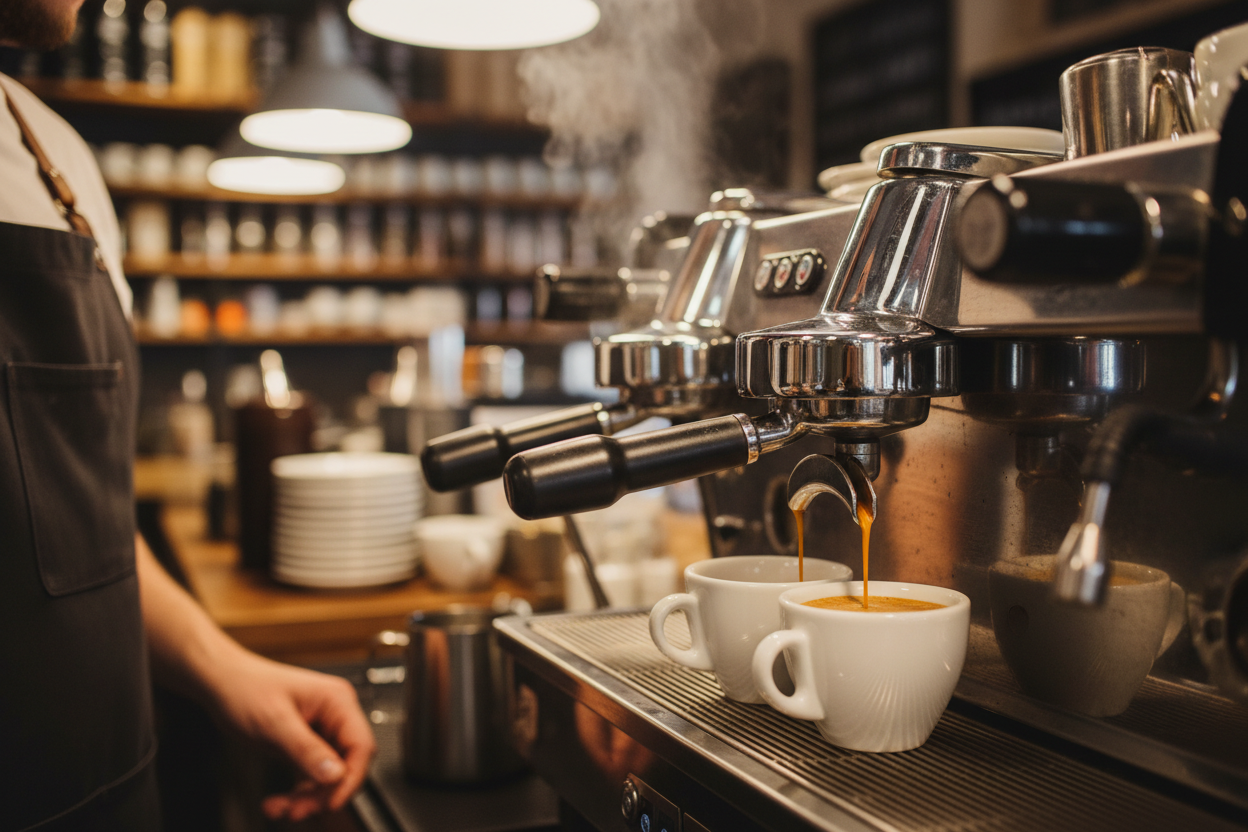 Cafe coffee machine